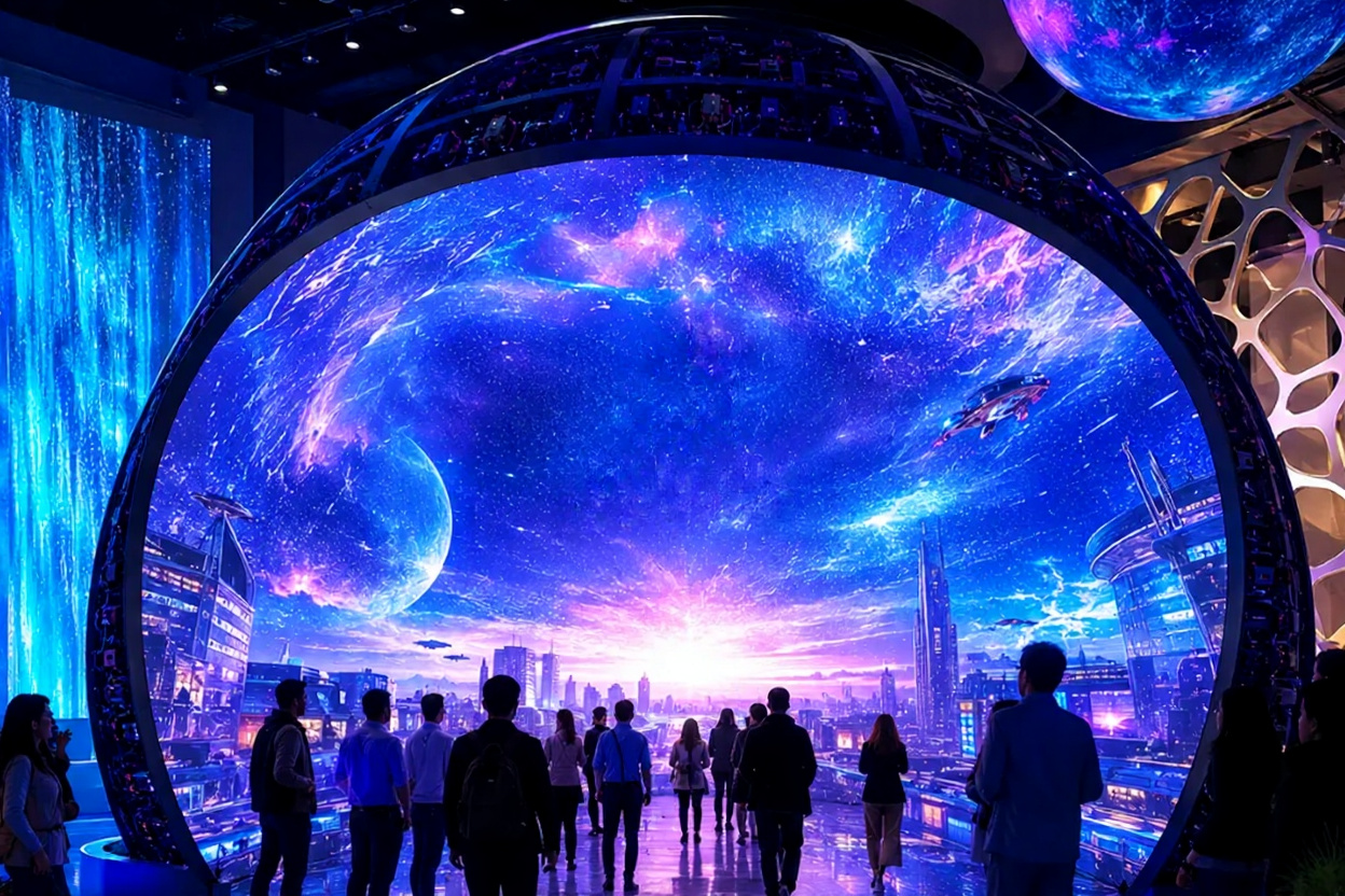 Immersive LED environment