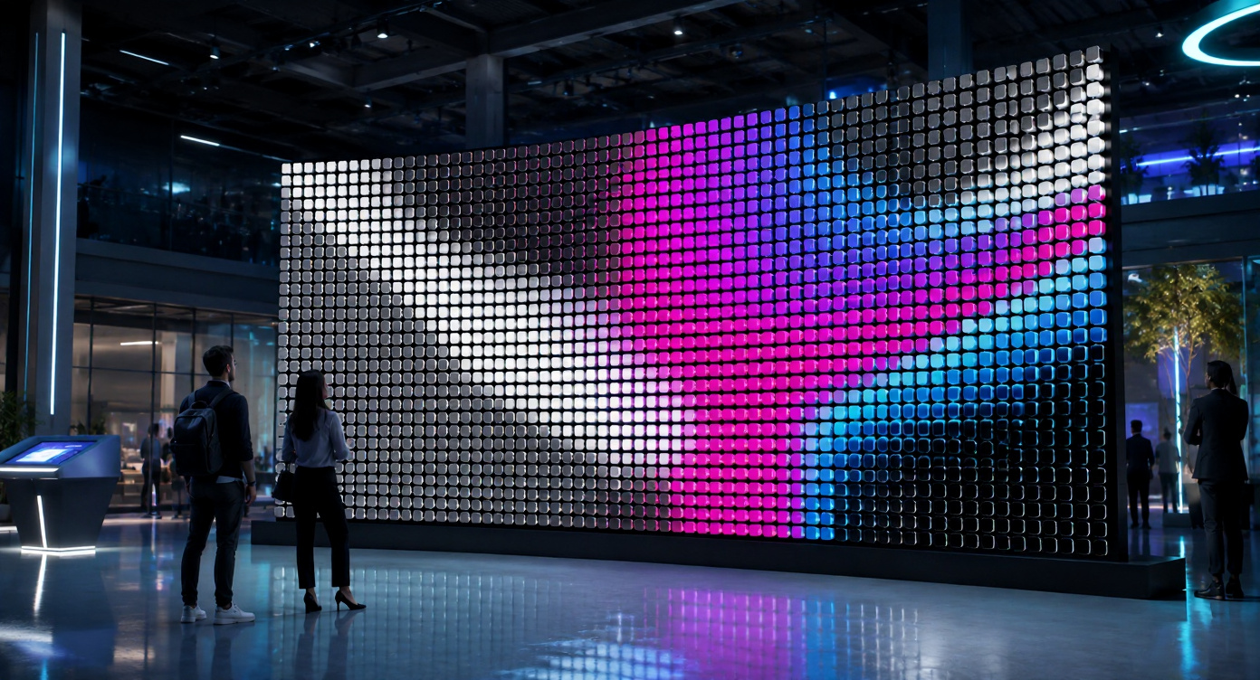 LED display installation
